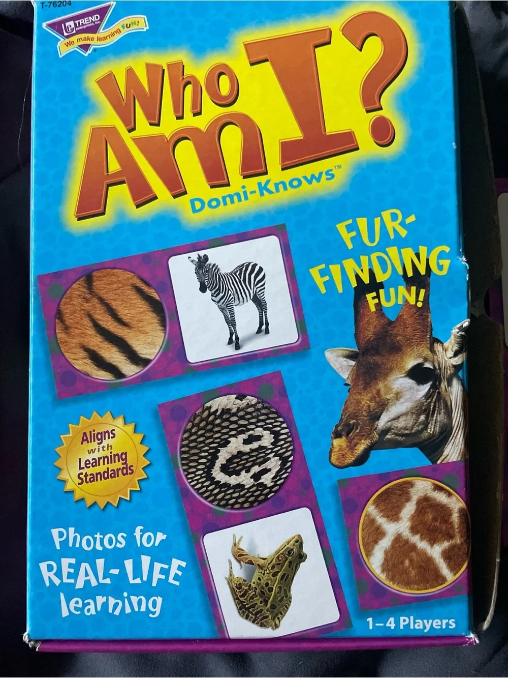Who Am I? Domi-Knows Matching Game – Yellow. Perfect for ages 4 and up!